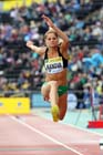 Andriyana  Banova in the triple jump, 2012 Samsung Diamond League, Crystal Palace, London.